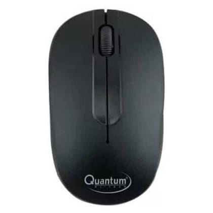 QUANTUM QHM271 Wireless Optical Mouse (2.4GHz Wireless, Black)