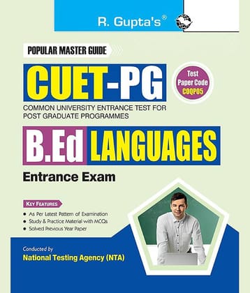 CUET-PG : B.Ed Languages Entrance Exam Guide