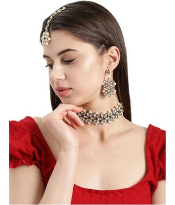 gilher - Gold Alloy Necklace Set ( Pack of 1 )