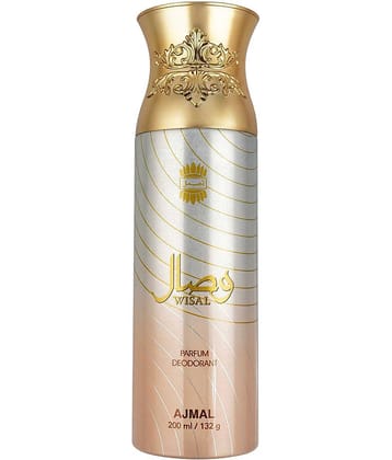 Ajmal Wisal Perfume Deodorant 200ml Body Spray Gift For Women Pack of 1