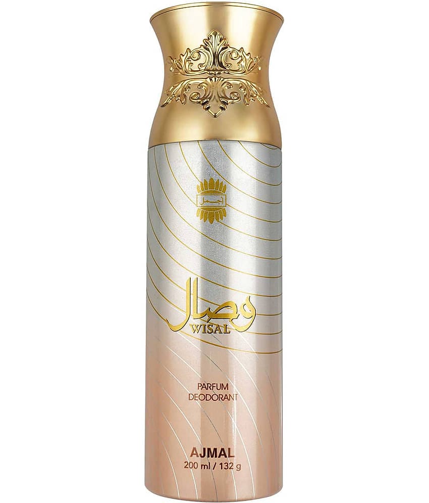 Ajmal Wisal Perfume Deodorant 200ml Body Spray Gift For Women Pack of 1