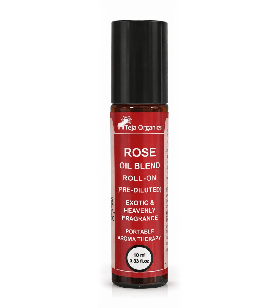 Rose Roll-On 10 ml | Rose Essential Oil Roll On | Floral Fragrance | Supports Relaxation | Skin Hydration | Mood Lifting