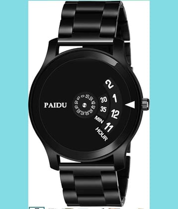 MIVAAN Black Silicon Analog Men's Watch