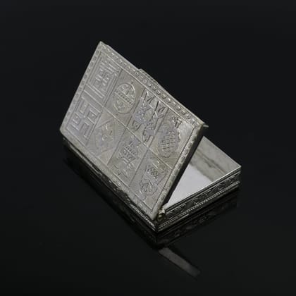2.7"X1.8" 925 sterling silver trinket box, kajal box/casket box brides rectangle shape box collection, container box, eyeliner box stb823