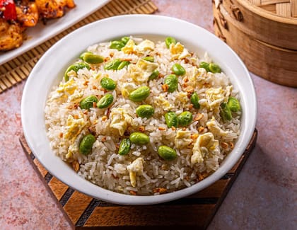 Truffle Edamame Jasmine Fried Rice With Egg