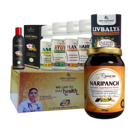 Female Hair Loss Ayurvedic Management 30 Days Pack