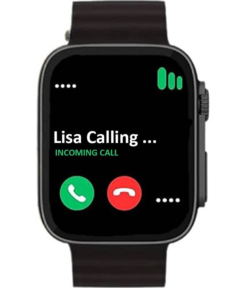 Tecsox Ultra Black Black Smart Watch