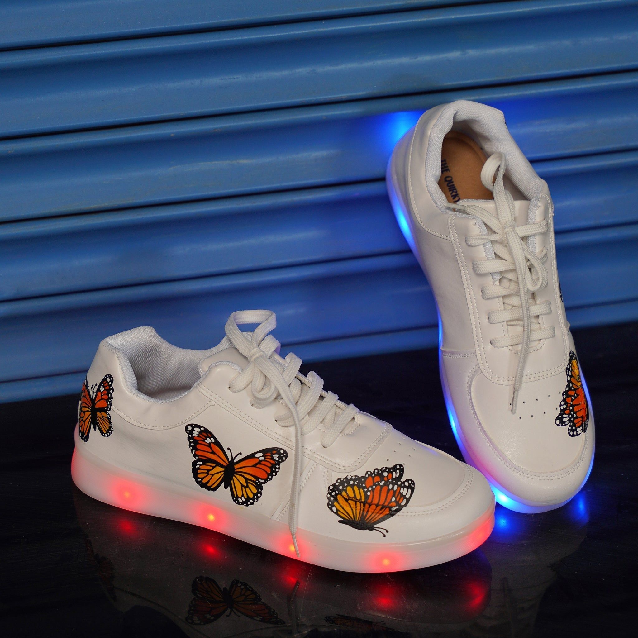 Gypsy Butterfly Sneakers - Light Me Up-36