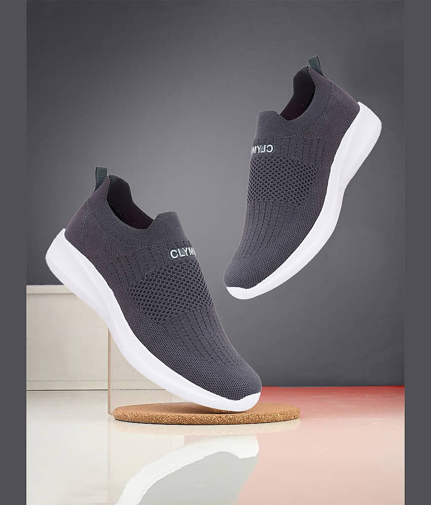 Clymb DRAGON Gray Men's Sports Running Shoes