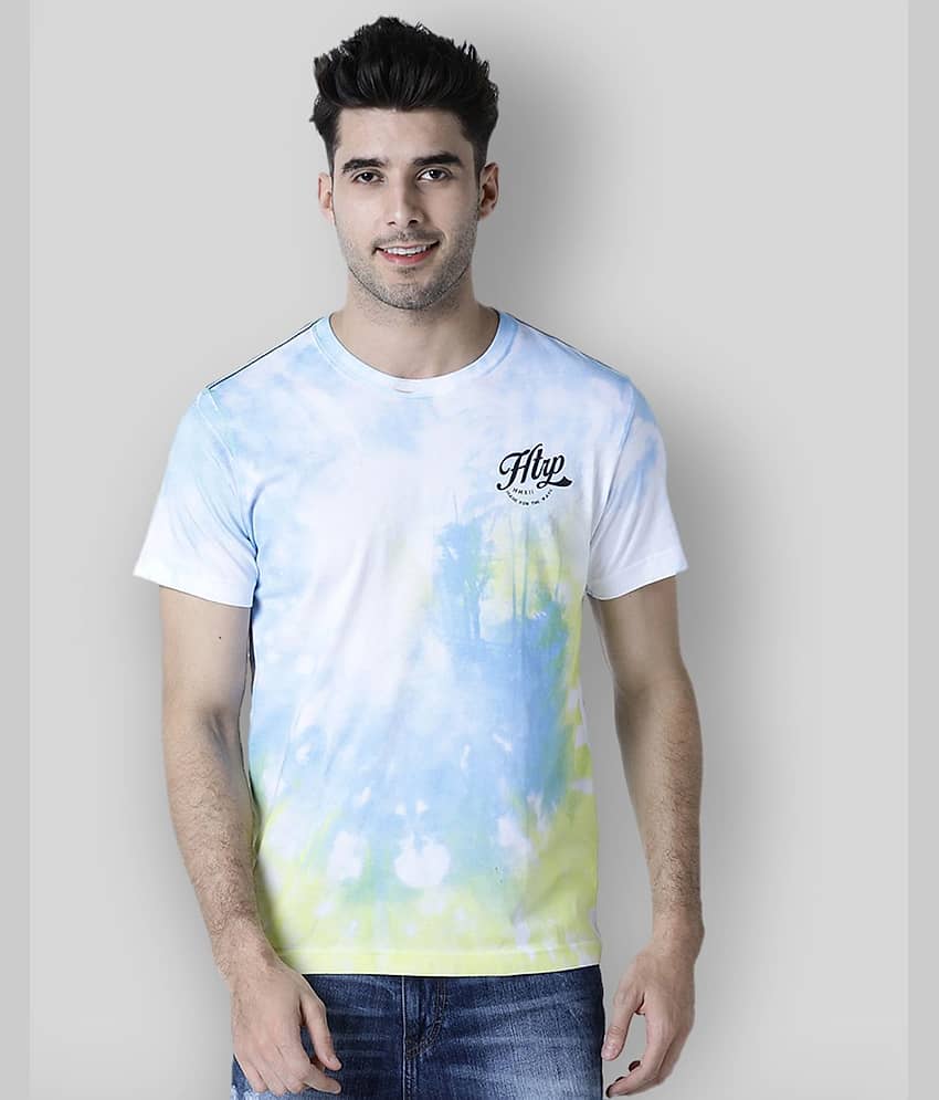 Huetrap Pack of 1 Cotton Regular Fit Men's T-Shirt ( White )