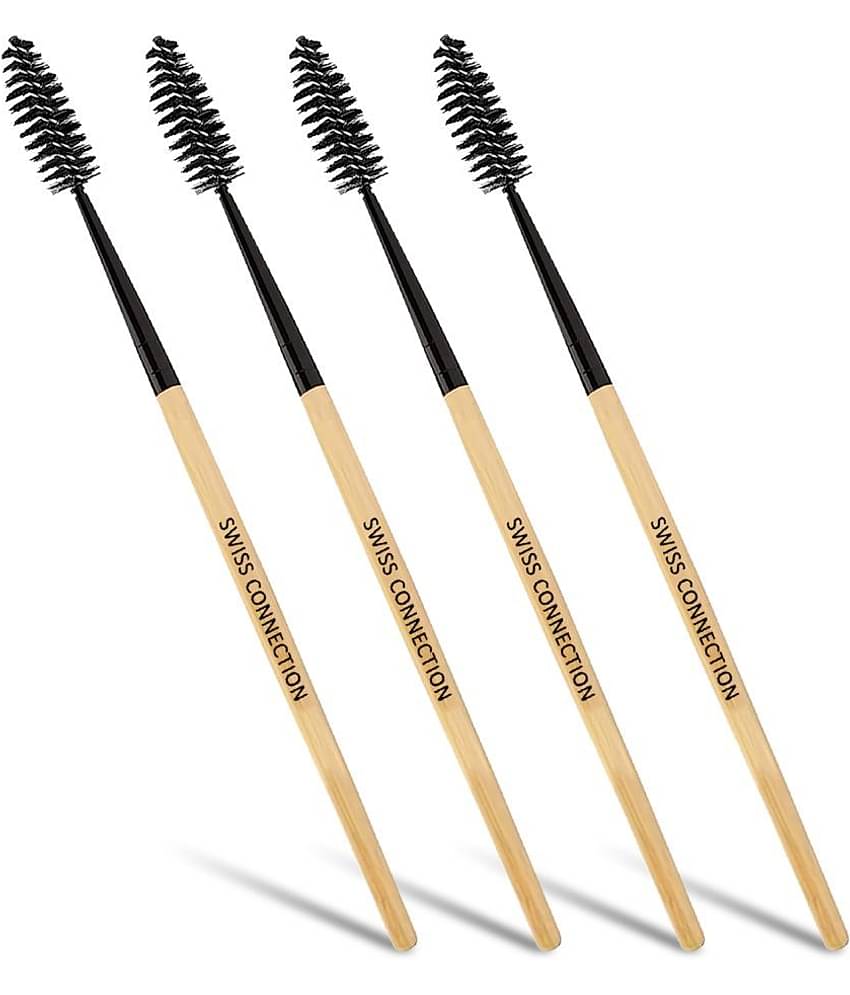 Swiss Connection Superior Quality Mascara Wooden Black Pack of 4