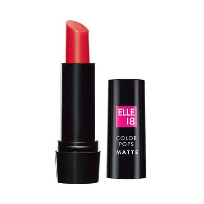Elle18 Color Pops Matte Lip Color R34 - Selfie Red, 4.3 gm