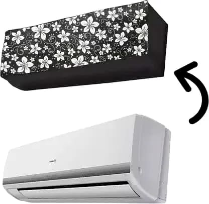 Premium Multicolor Ac Cover with Waterproof Dustproof Cloth - 43.5x13.5x9.5 inches  by Ruhi Import Store