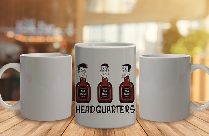 Head Quarters Ceramic Mug, 350 Ml