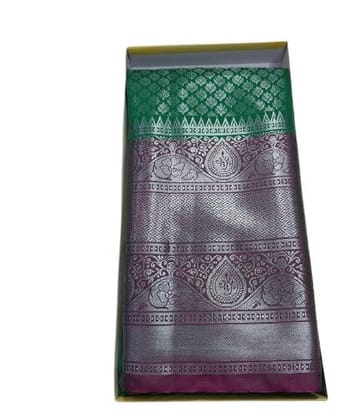 Handcrafted Silk - Saree, Multicolour,