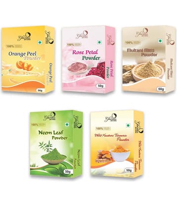 glowious - Skin Toning Face Pack for Normal Skin ( Pack of 5 )