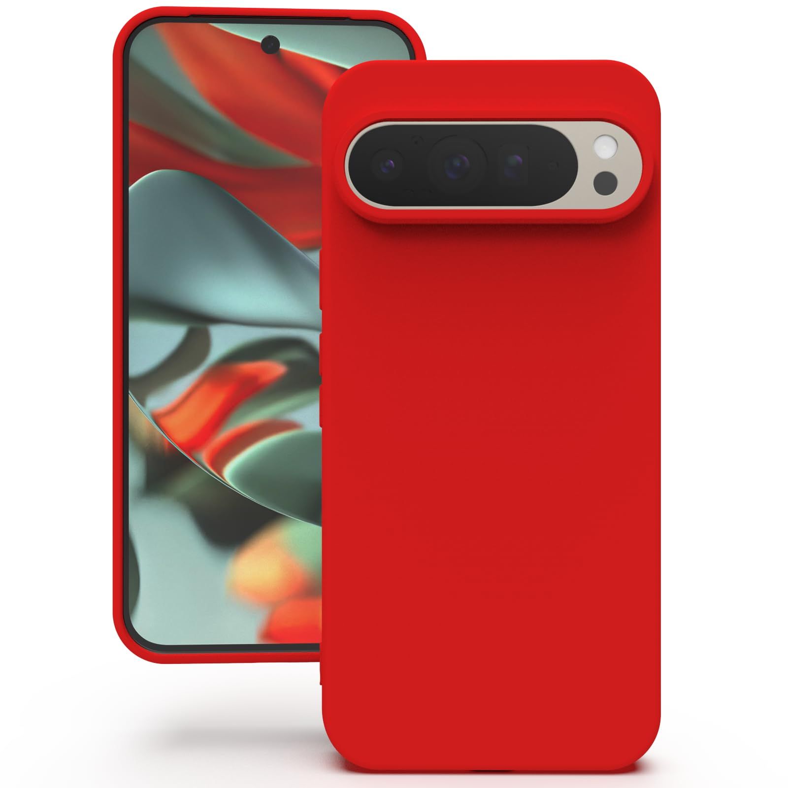 YATWIN Silicone Back Case for Google Pixel 9 Pro XL, Soft-Touch Phone Back Cover for Google Pixel 9 Pro XL - Red YATWIN Silicone Back Case for Google Pixel 9 Pro XL, Soft-Touch Phone Back Cover for Google Pixel 9 Pro XL - Red - Red / Google Pixel 9 Pro X