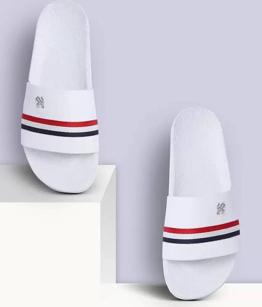 PERY PAO White Men's Slide Flip Flop