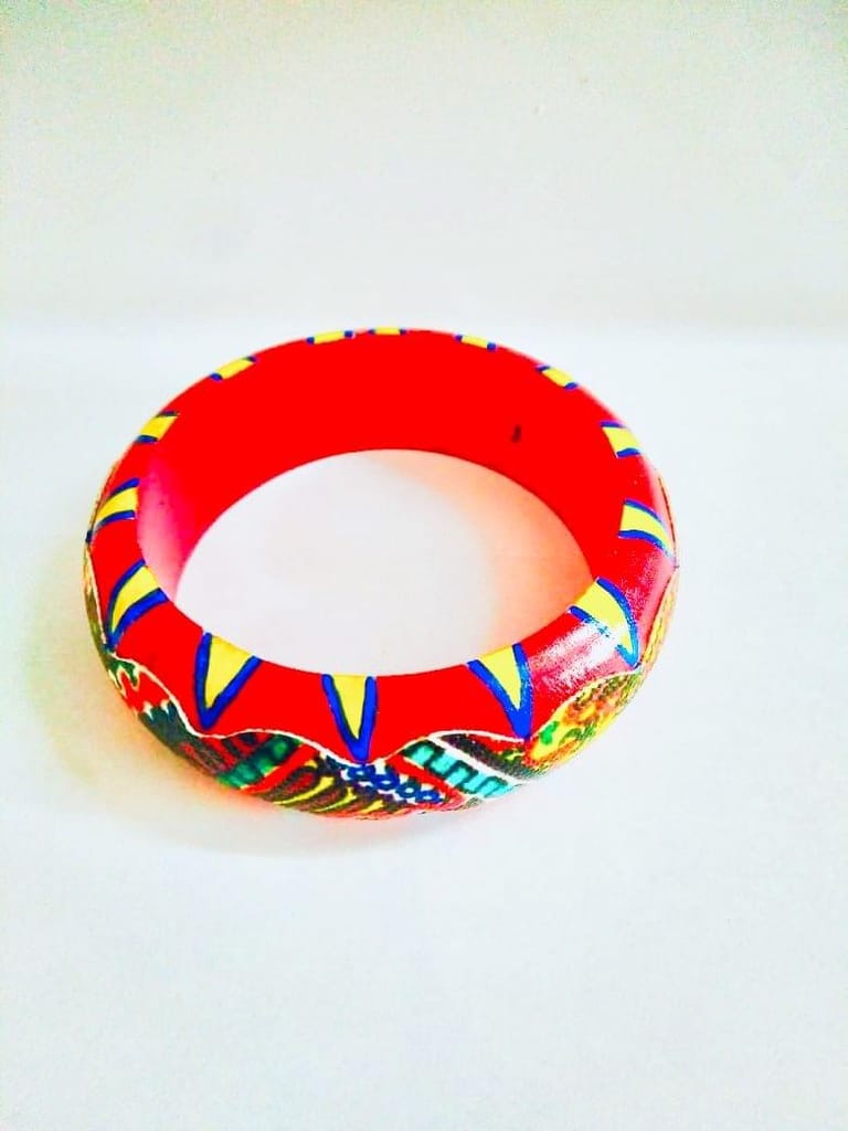 A Quirky Affair - Ethnic Bliss Red Bangle