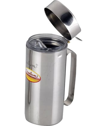 Neelam Stainless Steel Silver Oil Container (Set of 1) 1000ml