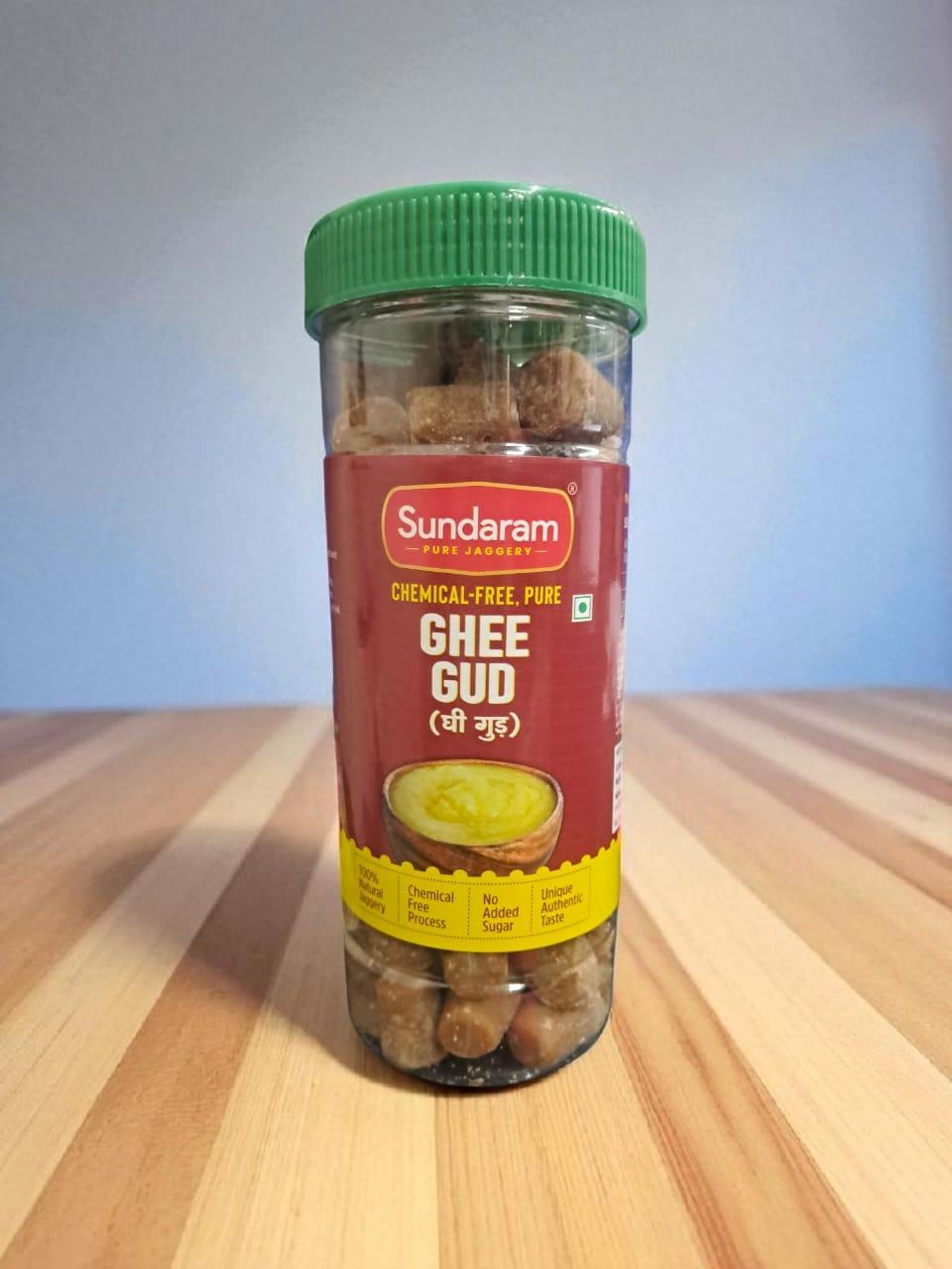 SUNDARAM JAGGERY CUBES GHEE GUD 450GM