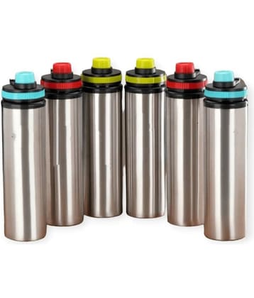 ATROCK Water Bottle Multicolour Sipper Water Bottle 900 mL ( Set of 6 )