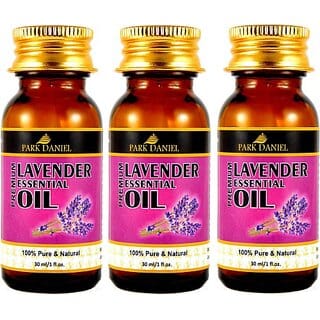 PARK DANIEL Premium Lavender Essential oil Combo pack of 3 No.30 ml Bottles (90 ml)