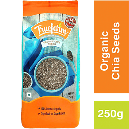 Truefarm Organic Chia Seeds, 250 g