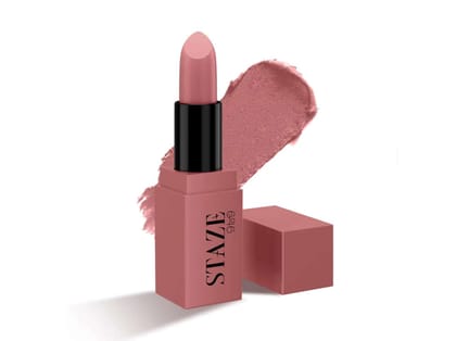 Staze 9to9 Crme De La Matte Lipstick  - Sparkly Rose - 01
