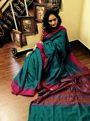 AWESOME LINEN COTTON PRINTED SAREE - 2205