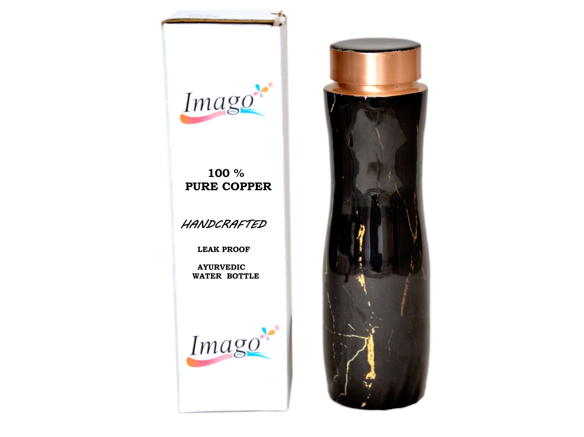 Imago Heavy Curve Copper Bottle 1 ltr