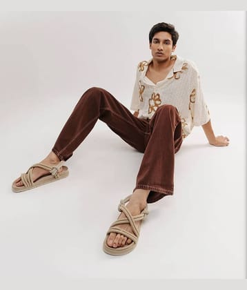 9x denims Basic Men's Jeans - Brown ( Pack of 1 )