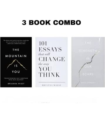 The Mountain Is You + 101 Essays That Will Change The Way You Think + The Strength in our Scars