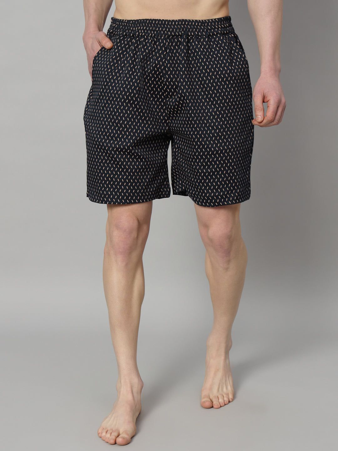 Pure Cotton Lycra Printed Mens Boxer (OTLMB03)-S