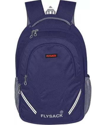 FLYSACK Blue PU Backpack ( 30 Ltrs )