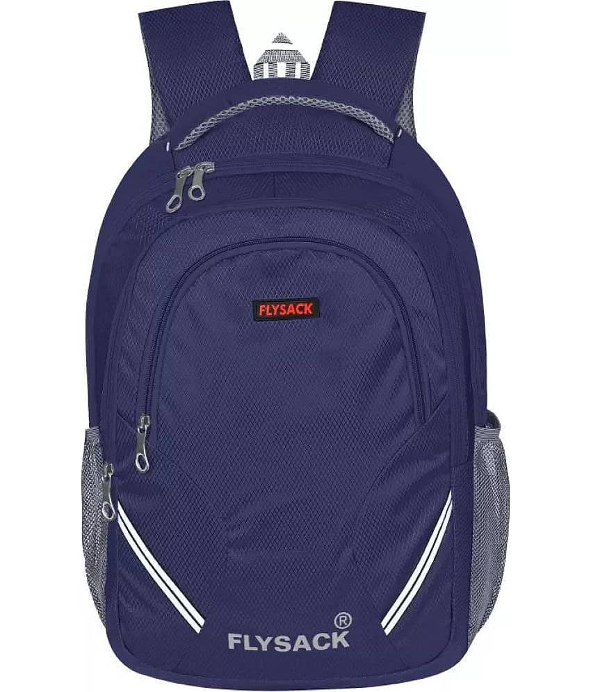 FLYSACK Blue PU Backpack ( 30 Ltrs )