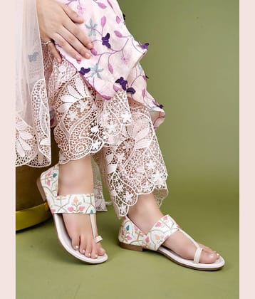 Stylestry Gold Women's Flats