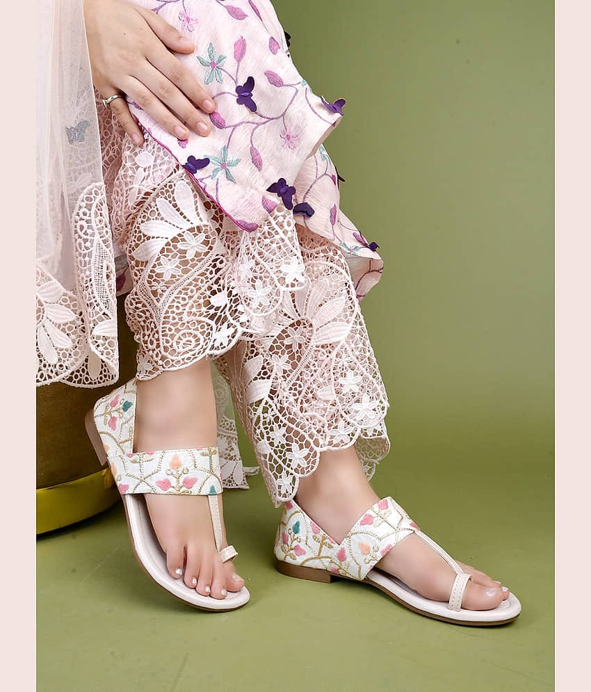 Stylestry Gold Women's Flats