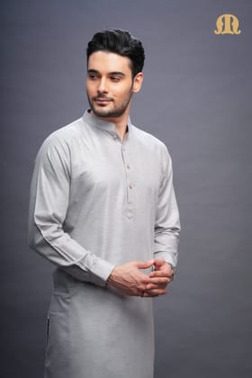 Yatay Kurta Grey Men-S
