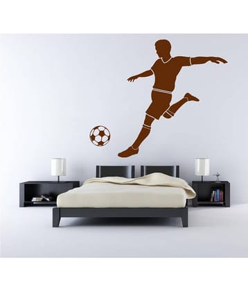 Decor Villa Football player Vinyl Wall Stickers