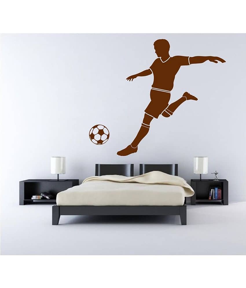 Decor Villa Football player Vinyl Wall Stickers