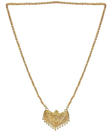 JIPPA - Golden Mangalsutra ( Pack of 1 )