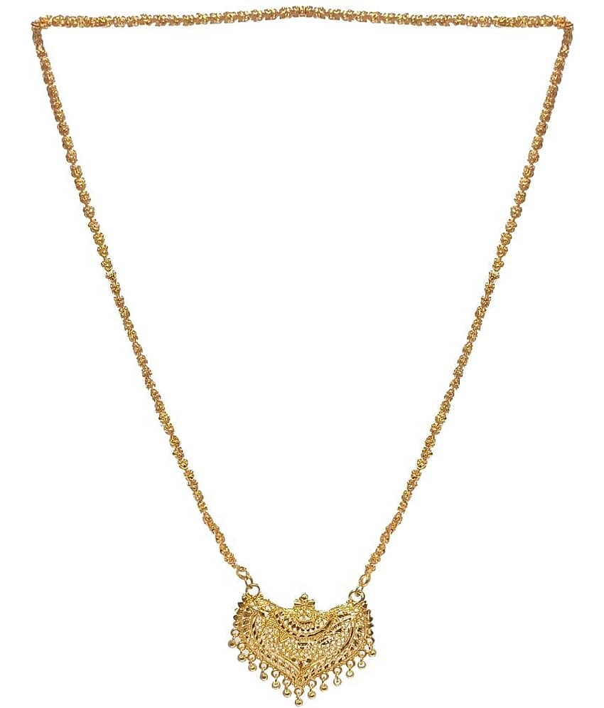 JIPPA - Golden Mangalsutra ( Pack of 1 )