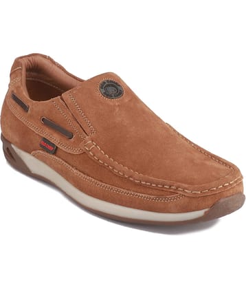 Red Chief RC3504 Rust Men's Slip-on Shoes