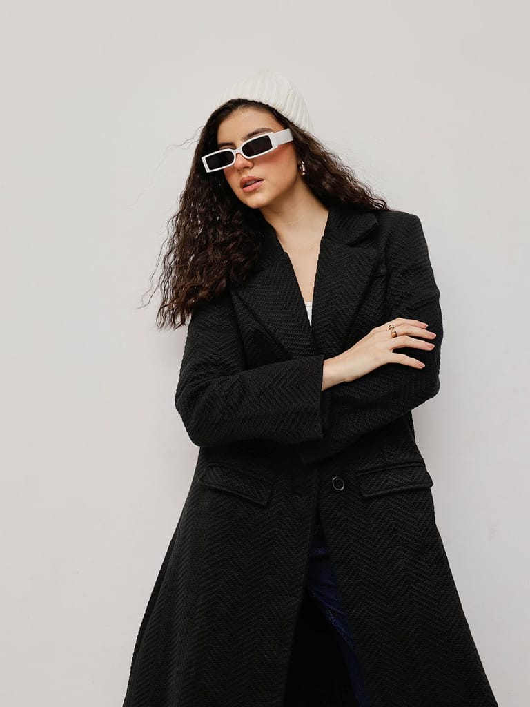 Classic Elegance Long Coat - Jackets & Coats | Buy online on ZillyBuy