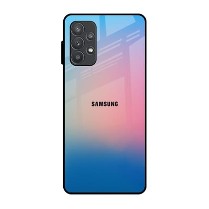 Blue & Pink Ombre Glass case for Samsung Galaxy A32