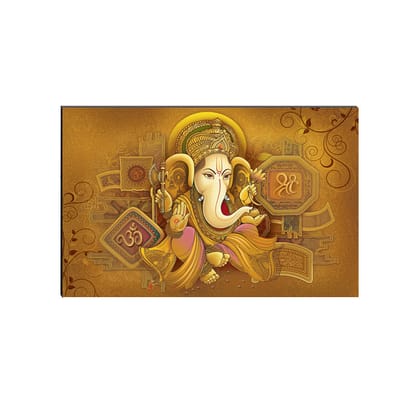 6MM MDF Lord Ganesha Satin Matt Texture UV Art Painting