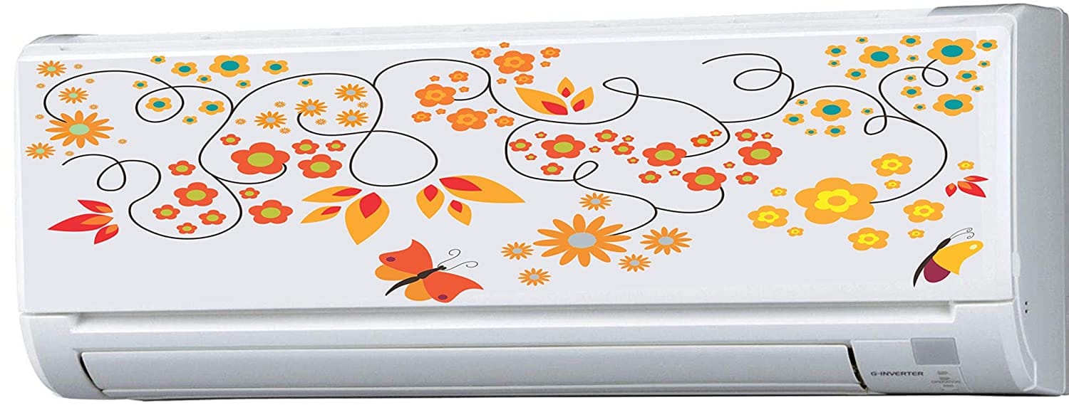 DreamKraft Decorative AC Air Conditioner Sticker (91 cm X 27 cm)