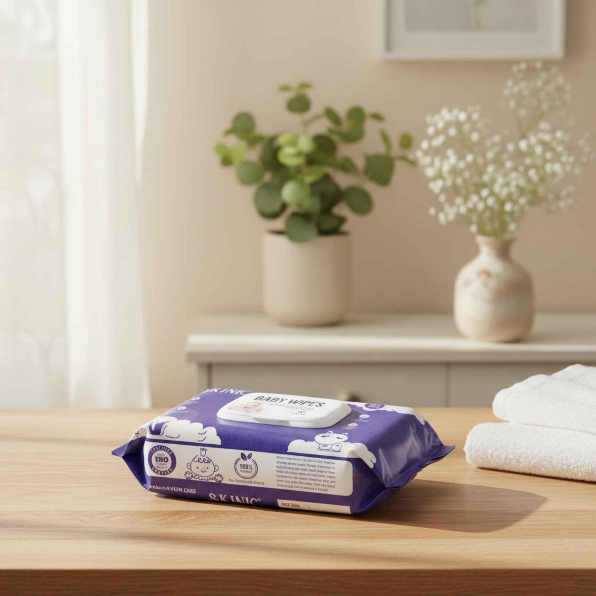 Baby Wipes 80pcs – Gentle Care for Your Baby