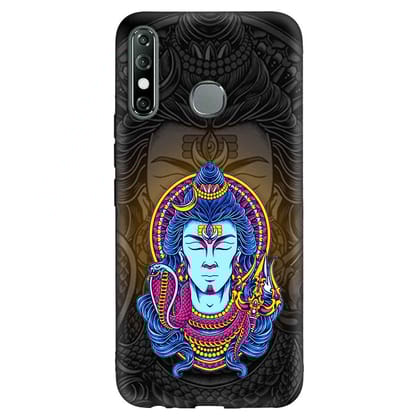 Mahadev  HOT 8 Premium Embossed Mobile cover